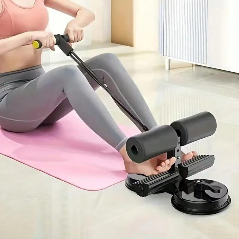 Portable Sit up Stand Floor Stand with 2 Strong Suction Cups and 1 Resistance Band, Suitable for Abdominal Muscle Training, Core Sitting and Lying Training, and Home Use Abdominal Muscle Training Tool