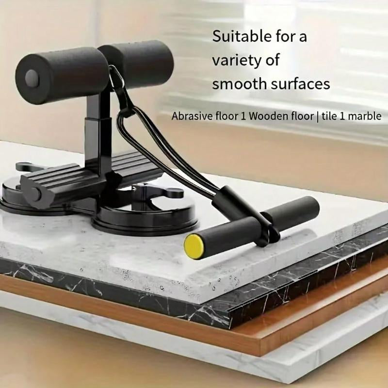 Portable Sit up Stand Floor Stand with 2 Strong Suction Cups and 1 Resistance Band, Suitable for Abdominal Muscle Training, Core Sitting and Lying Training, and Home Use Abdominal Muscle Training Tool